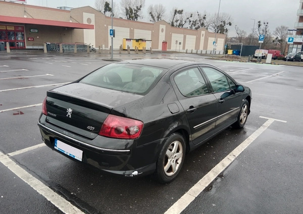 Peugeot 407 cena 9500 przebieg: 302000, rok produkcji 2007 z Września małe 29